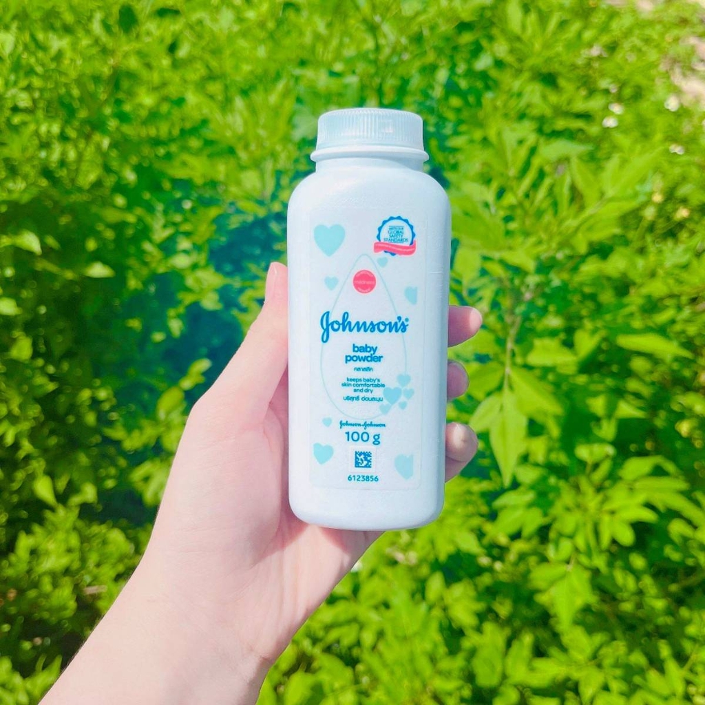Phấn Rôm Johnsons Baby Powder - XANH ORIGINAL Chai 200g