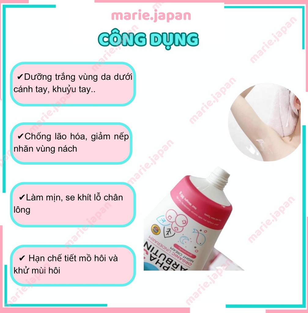 Kem Dưỡng Trắng Nách Alpha Arbutin 3 Plus Giảm Thâm Sáng Mịn
