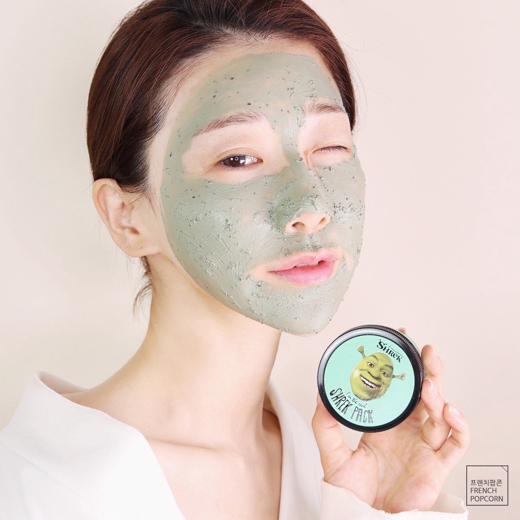 Mặt Nạ Tươi Đất Sét Bạc Hà I'm The Real Shrek Pack 110g