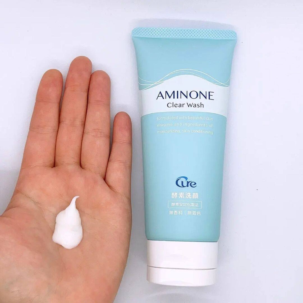 Sữa Rửa Mặt Cure Aminone Làm Sạch Sâu Giảm Mụn Đầu Đen Se Lỗ Chân Lông Nhật Bản Tuýp 130g