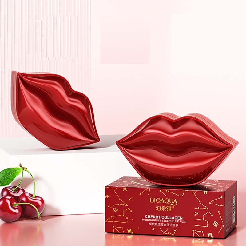 Mặt Nạ Dưỡng Môi Bioaqua - Zozu Dưỡng Hồng Môi Giảm Thâm Môi Bổ Sung Collagen - Hủ 20 miếng