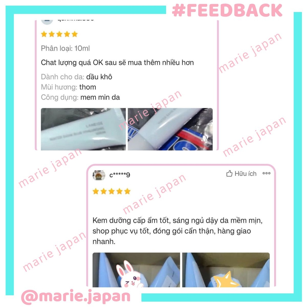 Kem Dưỡng Laneige Water Bank Cấp Ẩm Làm Dịu Phục Hồi Da Hàn Quốc - Hũ 10ml