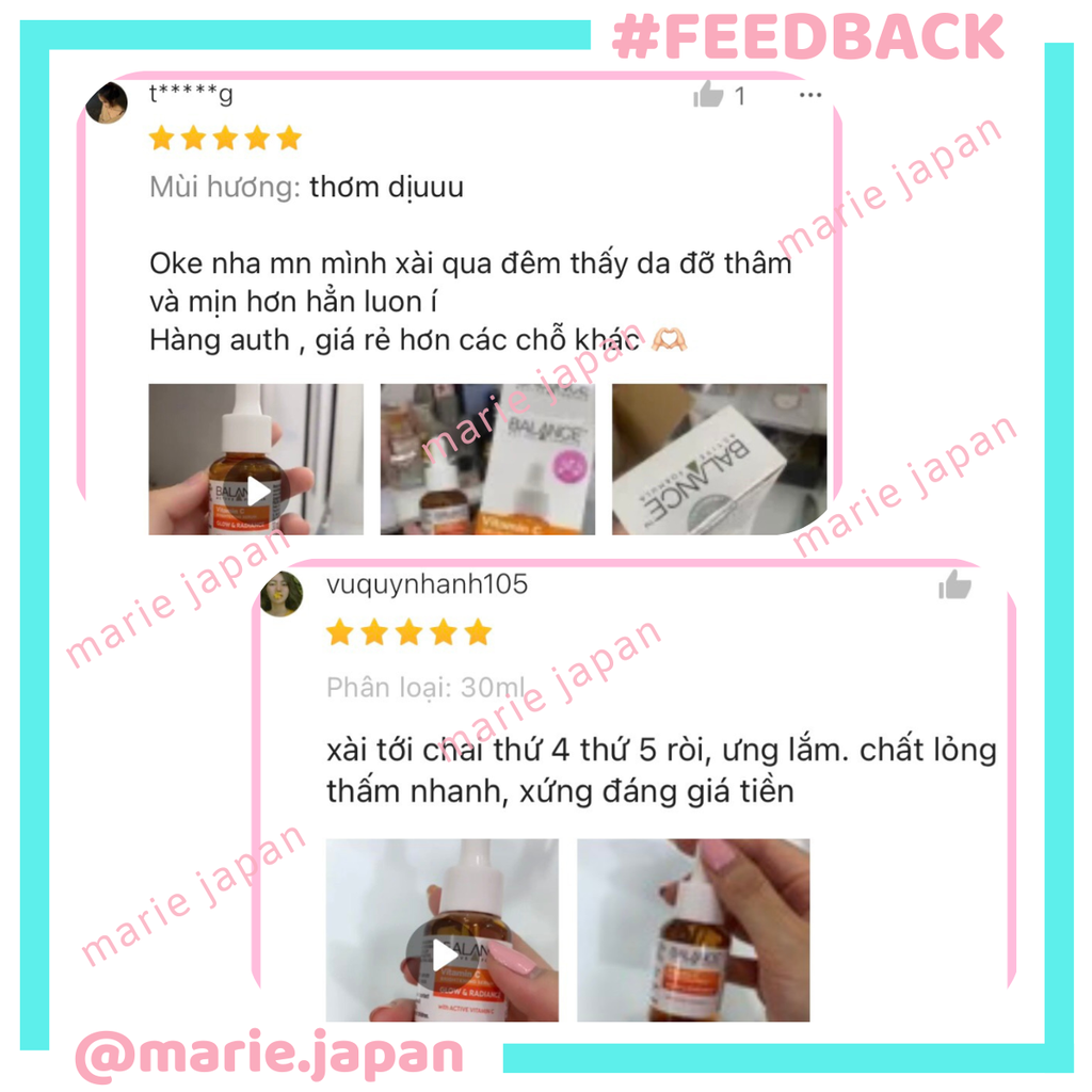 Serum Balance Vitamin C Brightening Chai 30ml