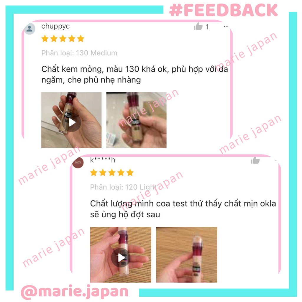 Kem Che Khuyết Điểm Maybelline Instant Age Rewind Concealer 6ml