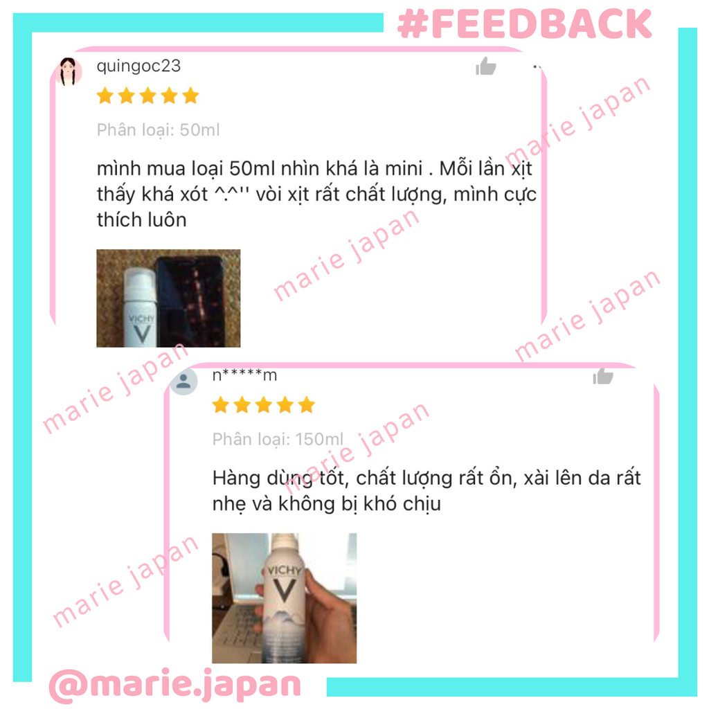 Xịt Khoáng Vichy Cấp Ẩm Bảo Vệ Da Mineralizing Thermal Water