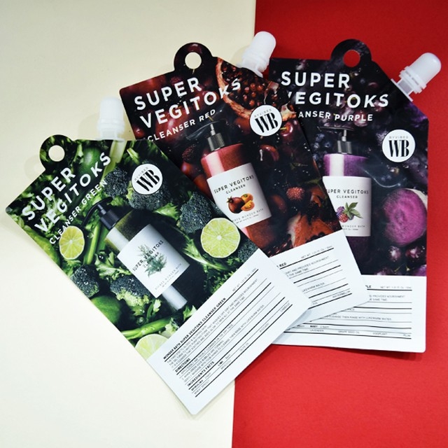 SRM Byvibes WB Super Vegitoks Cleanser - TÍM CHỐNG LÃO HÓA Chai 300ml