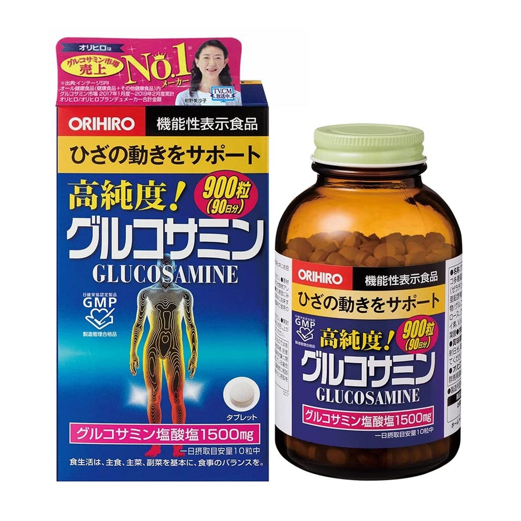 Viên Uống Glucosamine Giảm Đau Bổ Xương Khớp Orihiro Nhật Bản