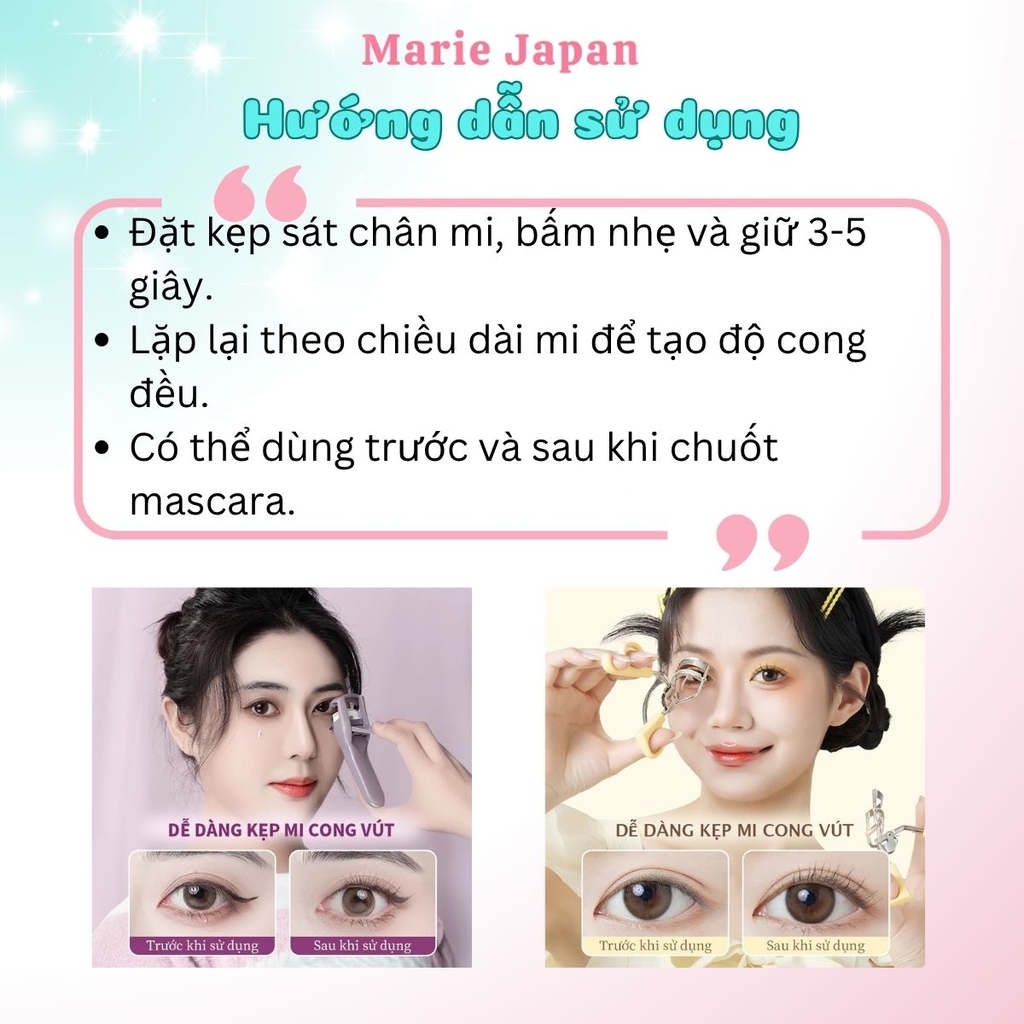Kẹp Bấm Mi Amortals Cao Cấp Nhỏ Gọn Cho Mi Cong Tự Nhiên Giữ Dáng Lâu Không Gãy Rụng