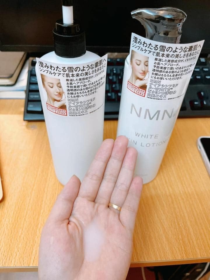 Nước Hoa Hồng NMN Tế Bào Gốc White Skin Lotion Dưỡng Ẩm Sáng Da Chống Lão Hóa Nhật Bản - Chai 500ml