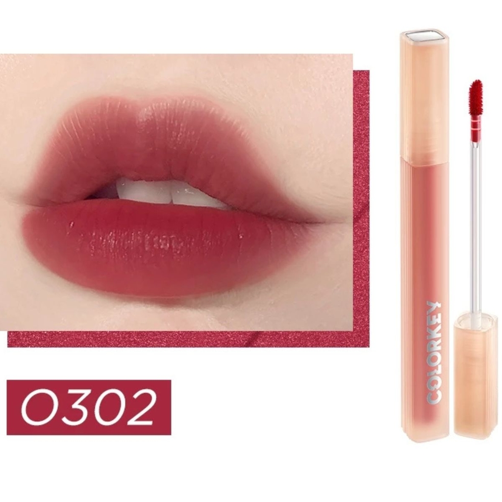 Son Kem Lì Colorkey Soft Matte Water Tint Bền Màu Lâu Trôi Siêu Mịn Môi