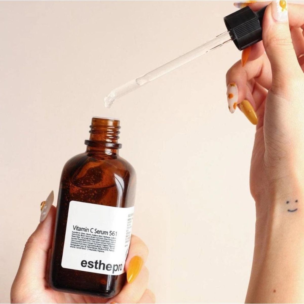 Serum Esthemax Vitamin C Serum 561 Trắng Sáng Da Cấp Ẩm Chống Lão Hóa Hàn Quốc Chai 100ml