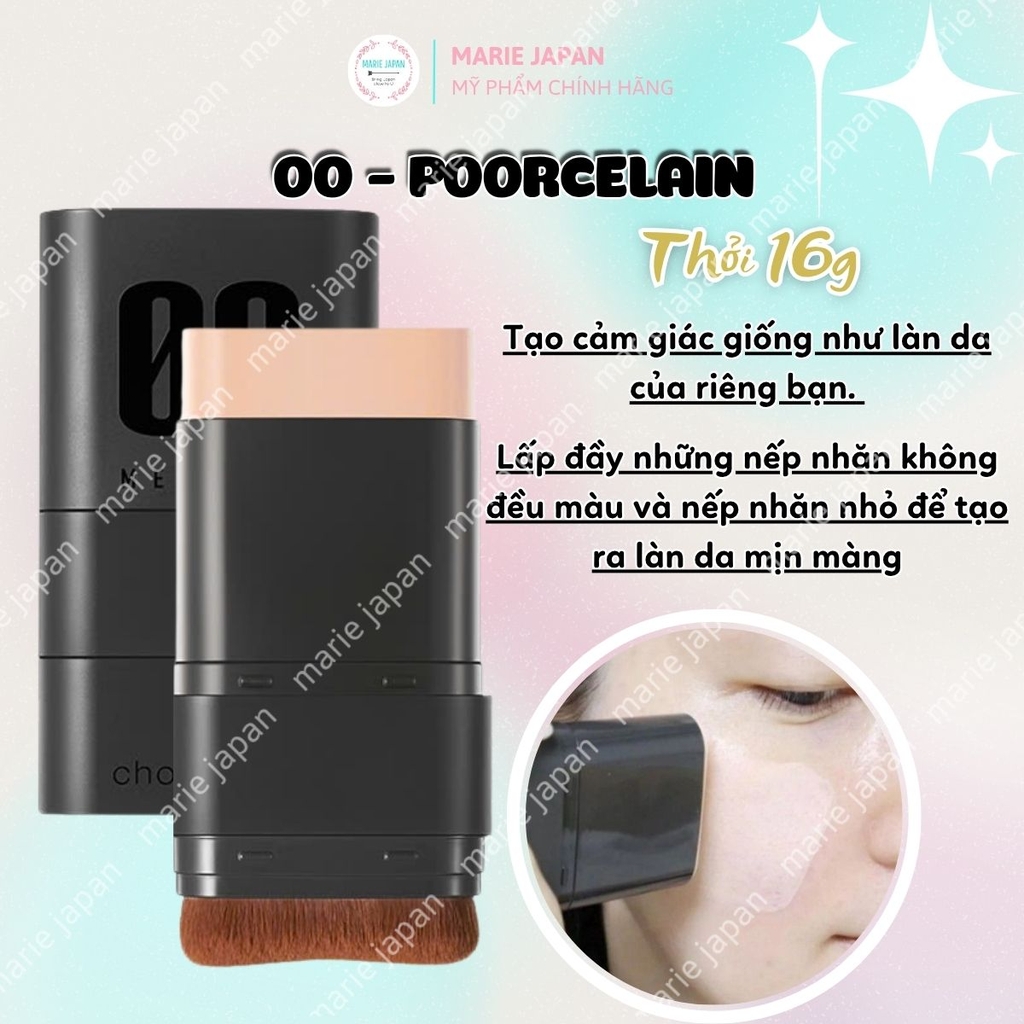 Kem Nền Chosungah TM Mega Fit Stick Foundation SPF50+ PA++++ Che Phủ Cao Dưỡng Ẩm Mịn Màng Hàn Quốc Thỏi 16g