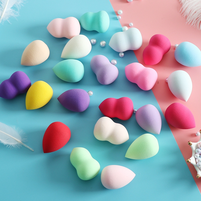 Set 3 Bông Tán Phấn Nền Túi Zip - Màu Ngẫu Nhiên