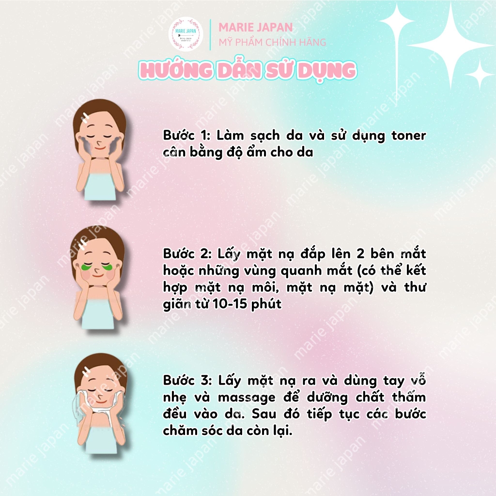 Mặt Nạ Mắt Bioaqua Images Cấp Ẩm Eye Mask Hộp 60 Miếng