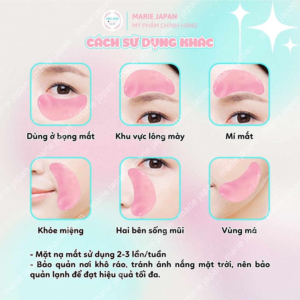 Mặt Nạ Mắt Bioaqua Images Cấp Ẩm Eye Mask Hộp 60 Miếng