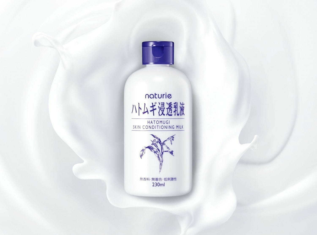 Sữa Dưỡng Naturie Ý Dĩ Cấp Ẩm Mềm Mịn Da Hatomugi Skin Conditioning Milk 230ml