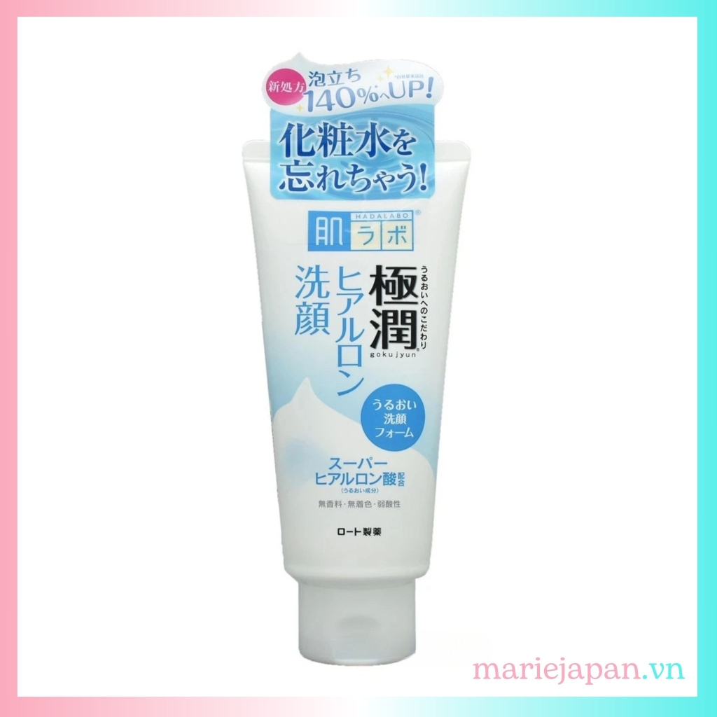 Sữa rửa mặt Hada Labo Gokujyun Nhật Bản