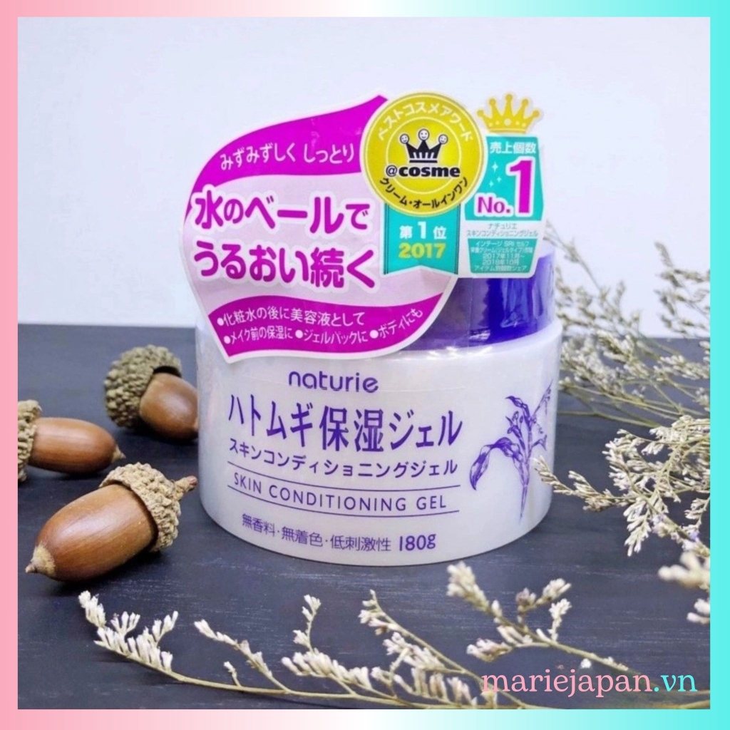 Gel dưỡng ẩm Naturie Hatomugi Skin Conditioning Hũ 180G