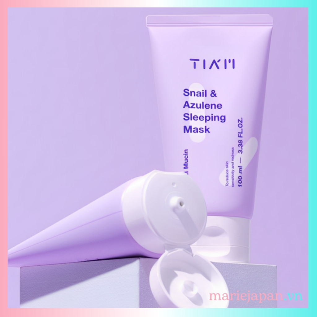 Sữa Rửa Mặt TIAM Snail & Azulene Low Ph Cleanser Dịch Lọc Ốc Sên Làm Dịu Phục Hồi Da Hàn Quốc 200ml - TẶNG KÈM SERUM PHỤC HỒI DA TIAM CAO CẤP 30ML