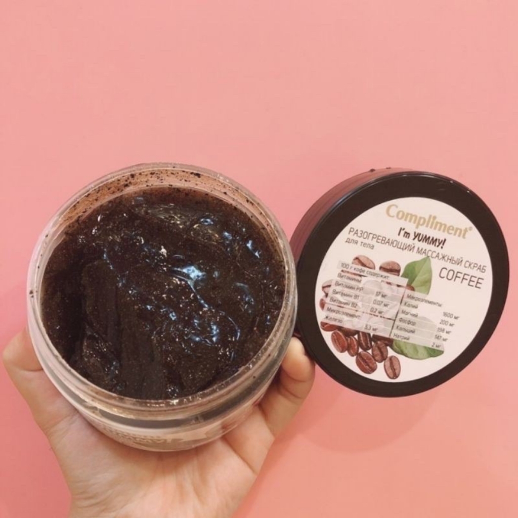 Tẩy TBC Compliment Im Yummy Cà Phê Hũ 300g