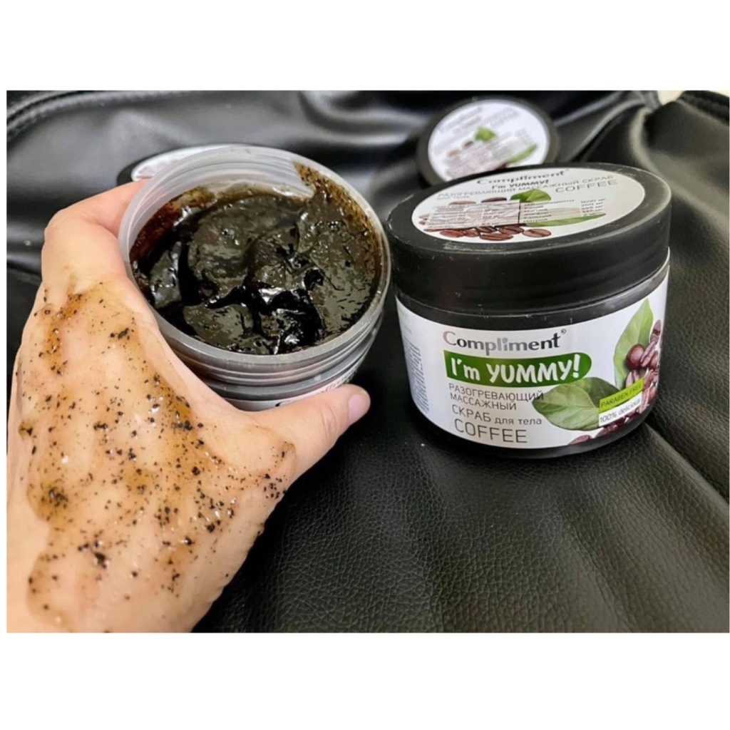 Tẩy TBC Compliment Im Yummy Cà Phê Hũ 300g
