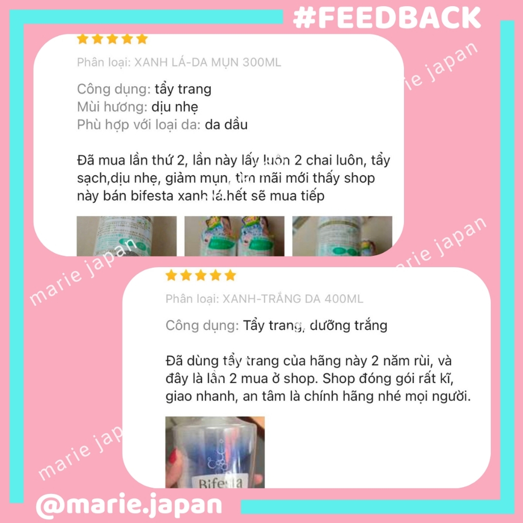 Nước Tẩy Trang Bifesta Micellar Cleansing Water -  XANH TRẮNG DA Chai 400ml