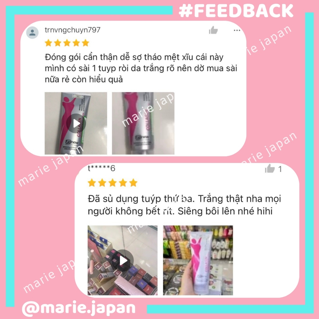 Dưỡng Thể Benew Collagen Whitening Body Lotion Tuýp 200ml