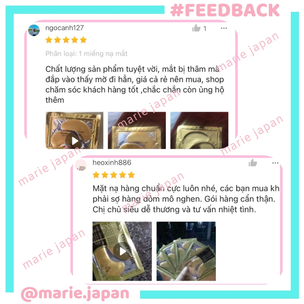 Mặt Nạ Mắt Collagen Crystal Giảm Thâm Trẻ Hóa Da Eye Mask