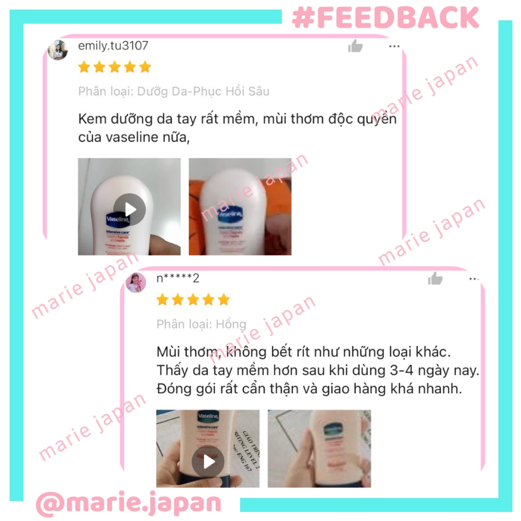 Kem Tay Vaseline Dưỡng Mềm Da Tay Chắc Khỏe Móng Healthy Hands And Nails 85ml