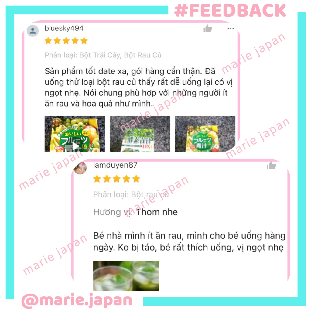 Bột Rau Củ Trái Cây Aojiru DX Tổng Hợp 98 Loại Bổ Sung Vitamin Dưỡng Chất Nhật Bản Hộp 24 Gói