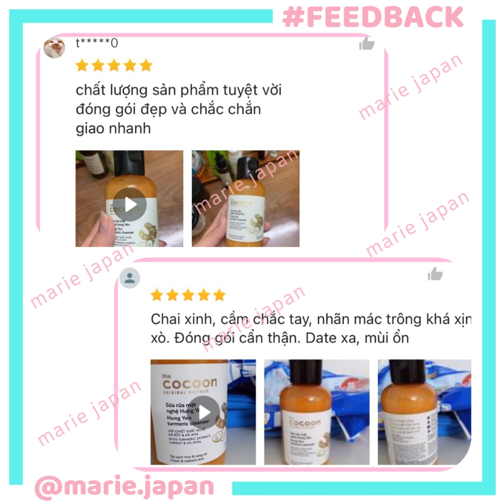 SRM Nghệ Hưng Yên Cocoon Turmeric Cleanser Chai 140ml