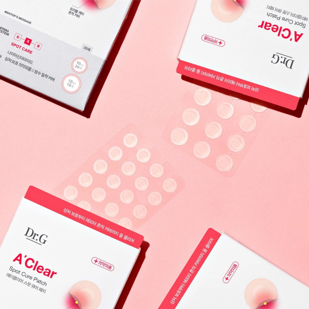 Miếng Dán Mụn Dr.G A'Clear Spot Cure Patch 39pcs Hàn Quốc