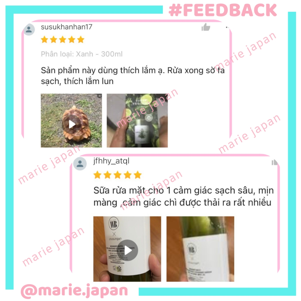 SRM Byvibes WB Super Vegitoks Cleanser - TÍM CHỐNG LÃO HÓA Chai 300ml