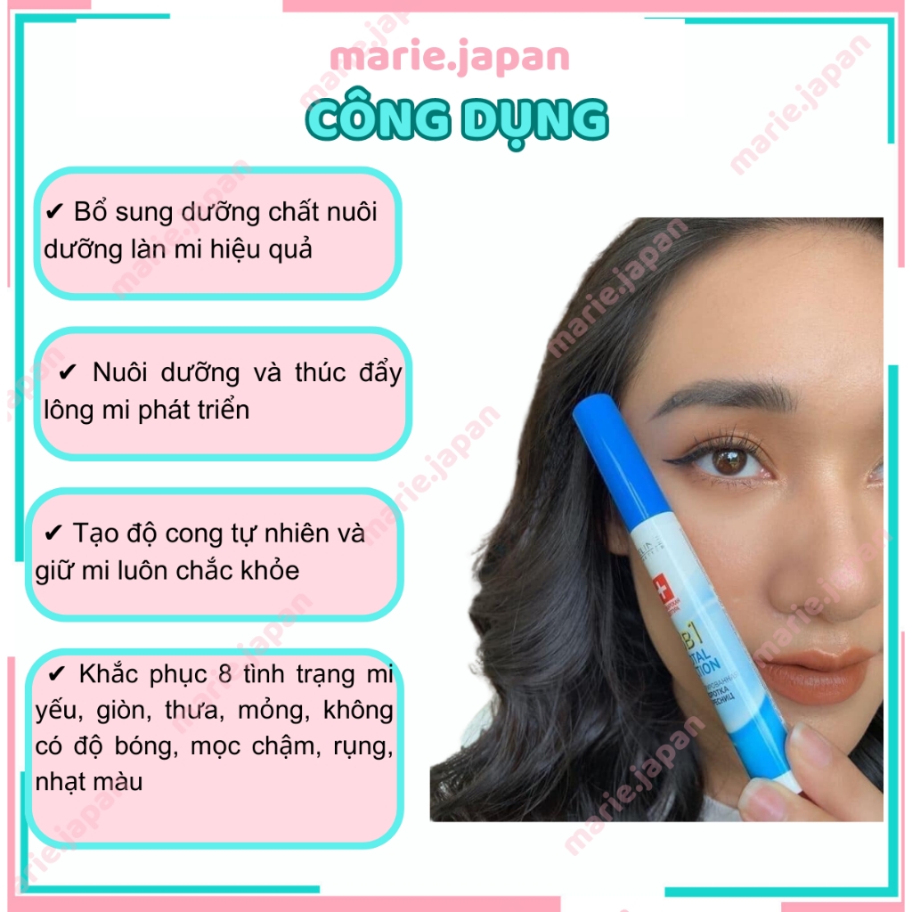 Serum Dưỡng Mi Eveline 8 in 1 Total Action Lash Therapy Cây 10ml