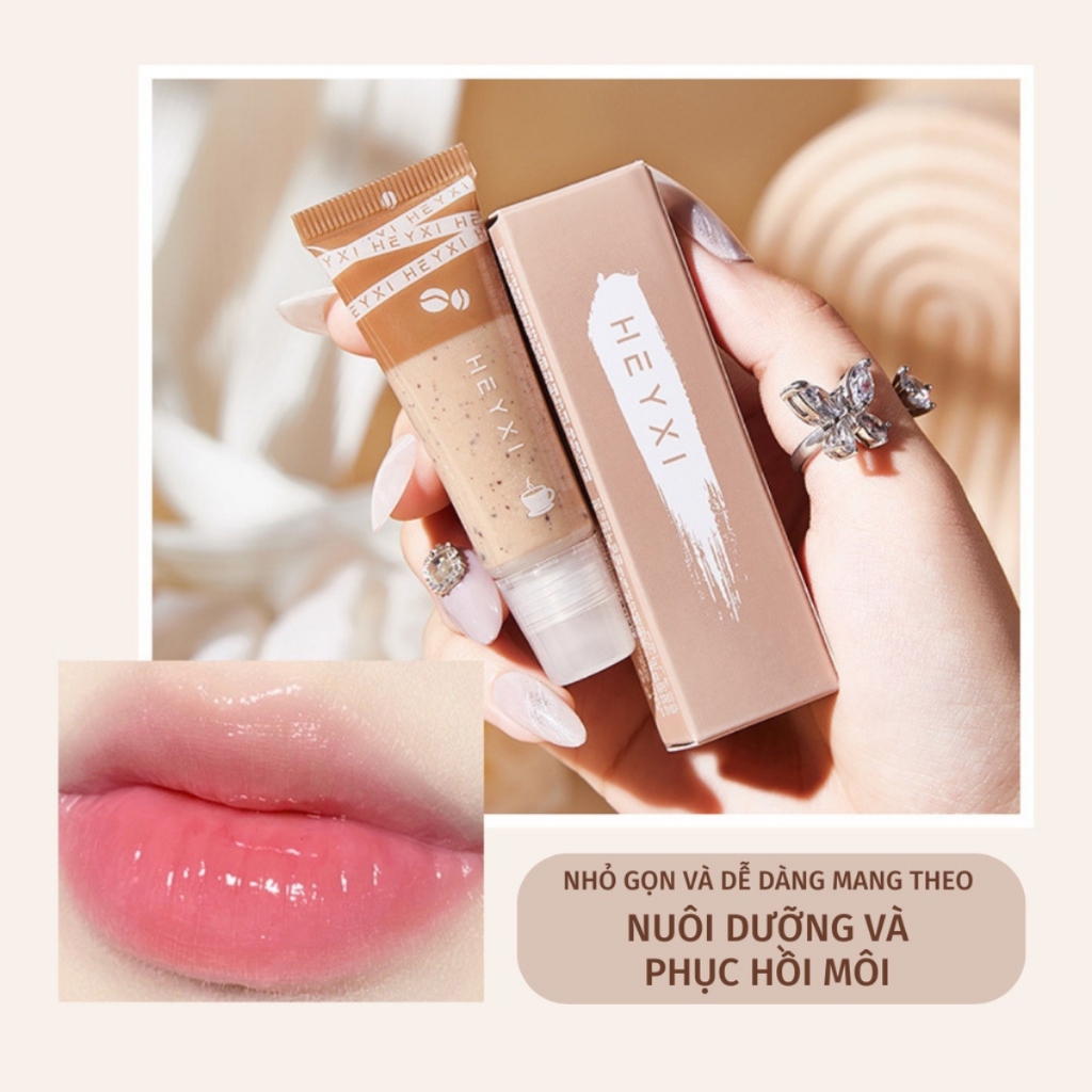 Tẩy Da Chết Môi Heyxi Hương Cà Phê Dưỡng Môi Mềm Mịn Căng Mọng Coffee Lip Scrub 15g