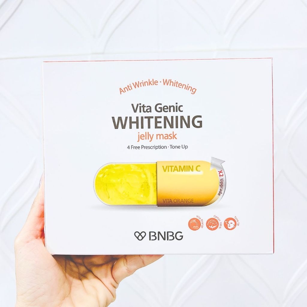 Mặt Nạ BNBG Vita Genic Jelly Mask Cấp Ẩm Phục Hồi Căng Bóng Da Hàn Quốc Hộp 10 Miếng