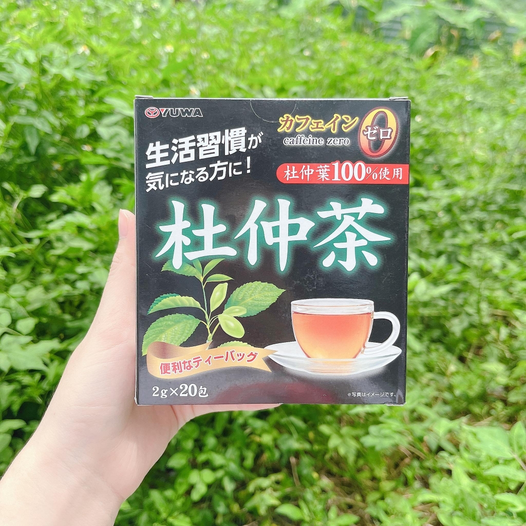 Trà Lá Đỗ Trọng Yuwa Nhật Bản Hộp 20 Gói