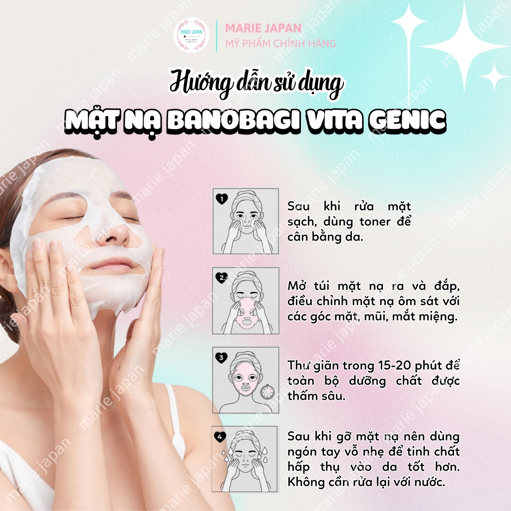 Mặt Nạ Banobagi Super Collagen HỘP 10 MIẾNG Cao Cấp
