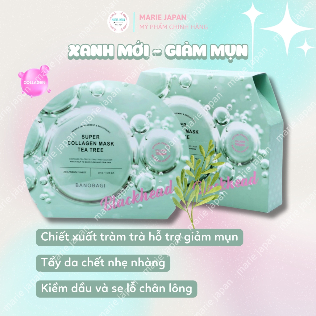 Mặt Nạ Banobagi Super Collagen HỘP 10 MIẾNG Cao Cấp