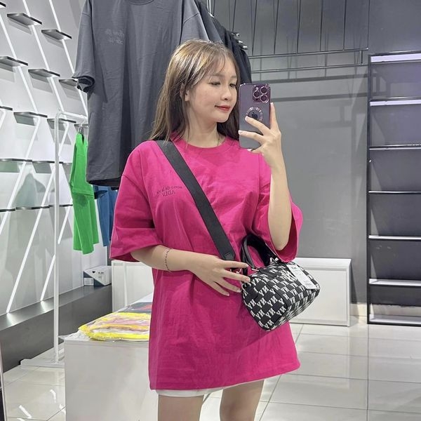 Áo Phông Acmé De La Vie ADLV Basic Logo Màu Hồng