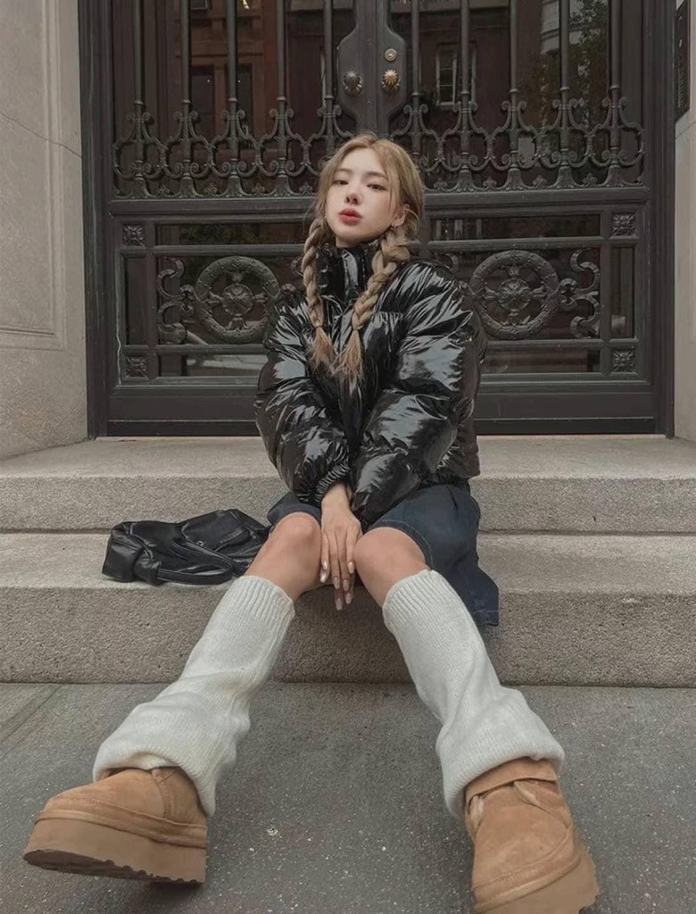 Áo Phao Béo Hàn ss2023 Nhìu Màu Bản Trơn Lưng