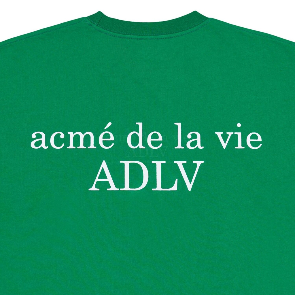 Áo Phông ADLV Basic Logo Màu Xanh Lá Cây