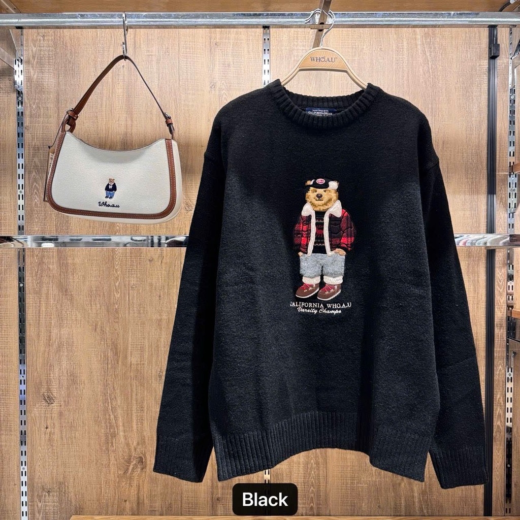 Áo Len Whoau 4 màu Season 2024