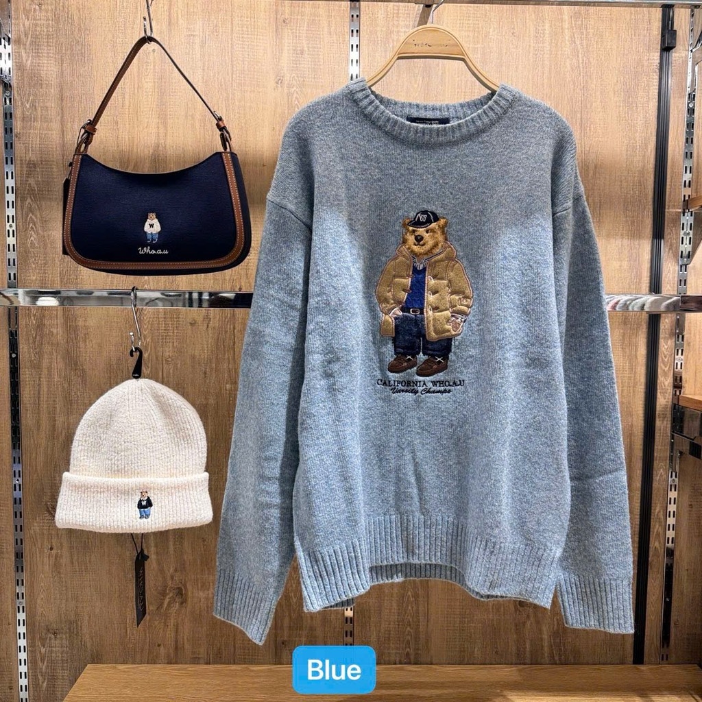Áo Len Whoau 4 màu Season 2024