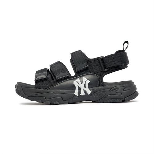 Dép Sandal MLB Triple Logo NY 3ASDCSS33-50BKS Màu Đen