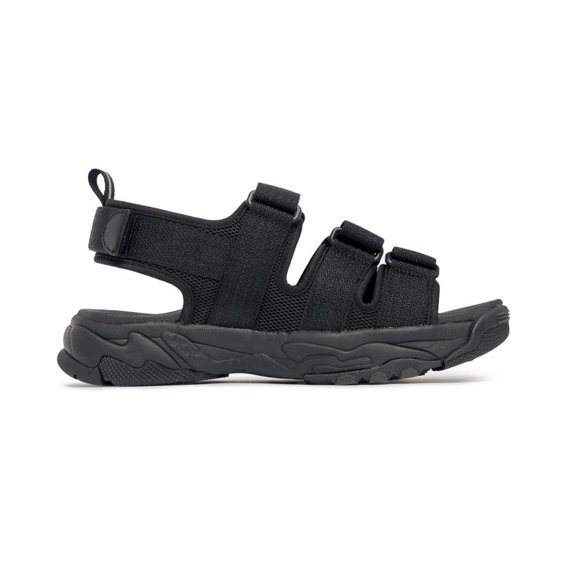 Dép Sandal MLB Triple Logo NY 3ASDCSS33-50BKS Màu Đen