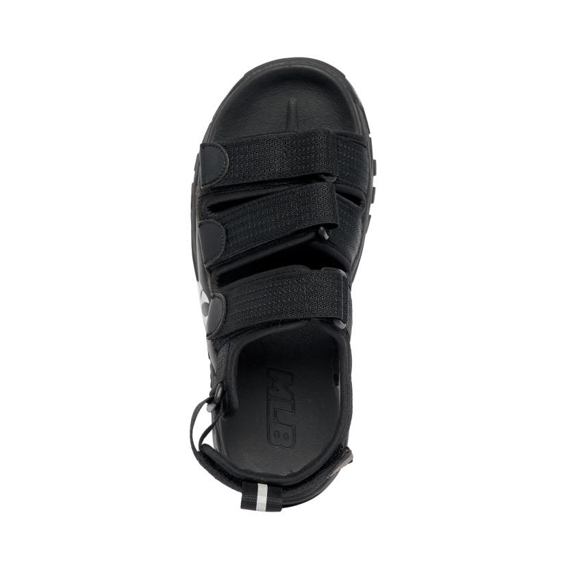 Dép Sandal MLB Triple Logo NY 3ASDCSS33-50BKS Màu Đen
