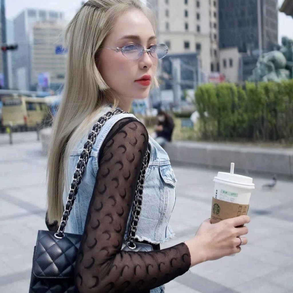 Kính Mát Gentle Monster Bold Node 02 Màu Xanh