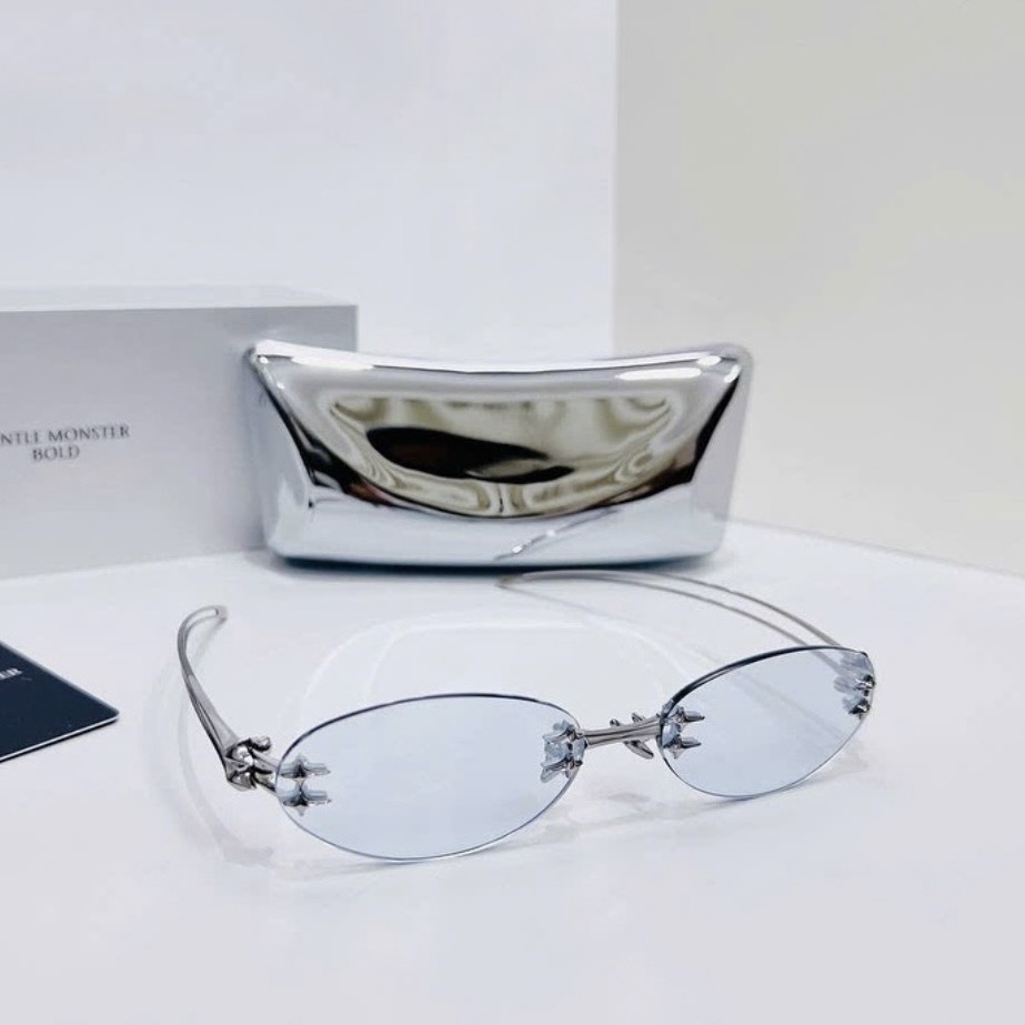 Kính Mát Gentle Monster Bold Node 02 Màu Xanh