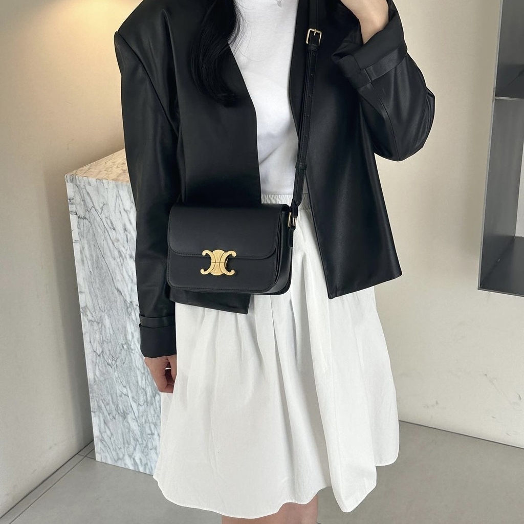 Túi Celine Trompie Teen Remake Hàn Size 18,5 Cm